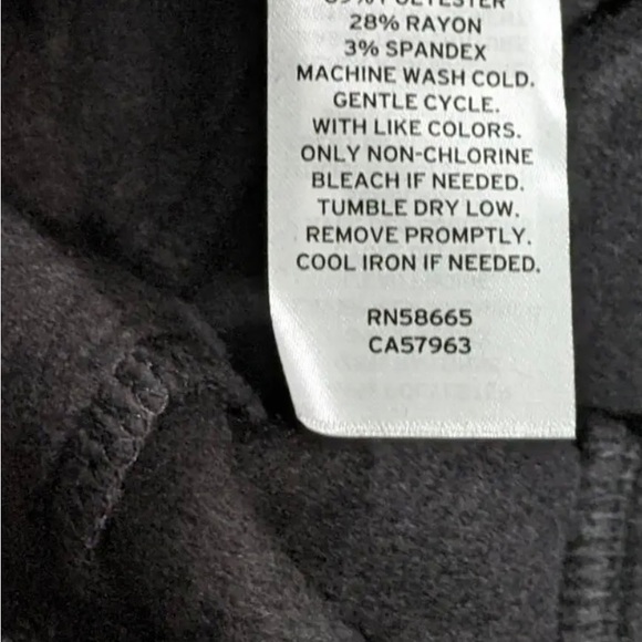 Treasure & Bond Boyfriend Sweatpants in Black-Women's-NWT - Picture 8 of 8